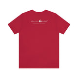 T-shirt mockup - 100% Lamb Meat - Back - Red