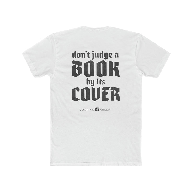 T-shirt mockup - Don't Judge a Book... Werewolf - Front - Back