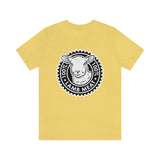 T-shirt mockup - 100% Lamb Meat - Front - Yellow