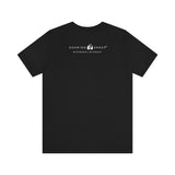 T-shirt mockup - Narrow Is The Path - Back - Black