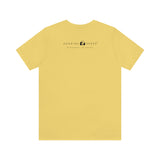 T-shirt mockup - 100% Lamb Meat - Back - Yellow