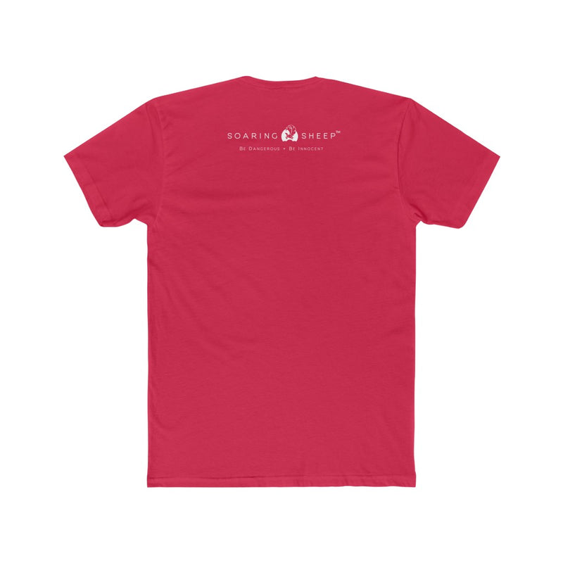 T-shirt mockup - Be Kind - Back - Red