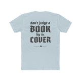 T-shirt mockup - Don't Judge a Book... Werewolf - Back - Light Blue