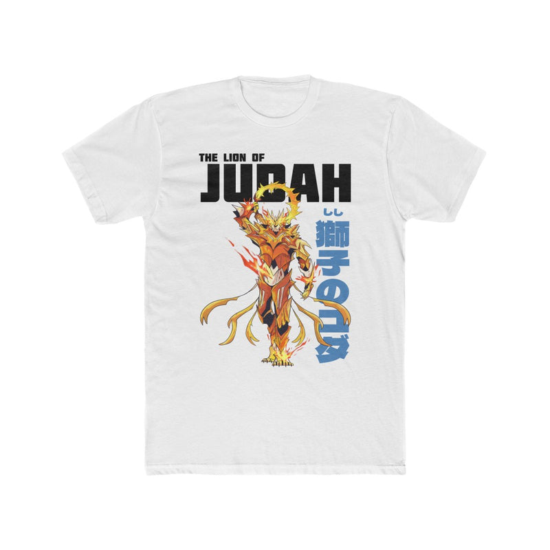 T-shirt mockup - Lion of Judah: Overcomer - Front - White