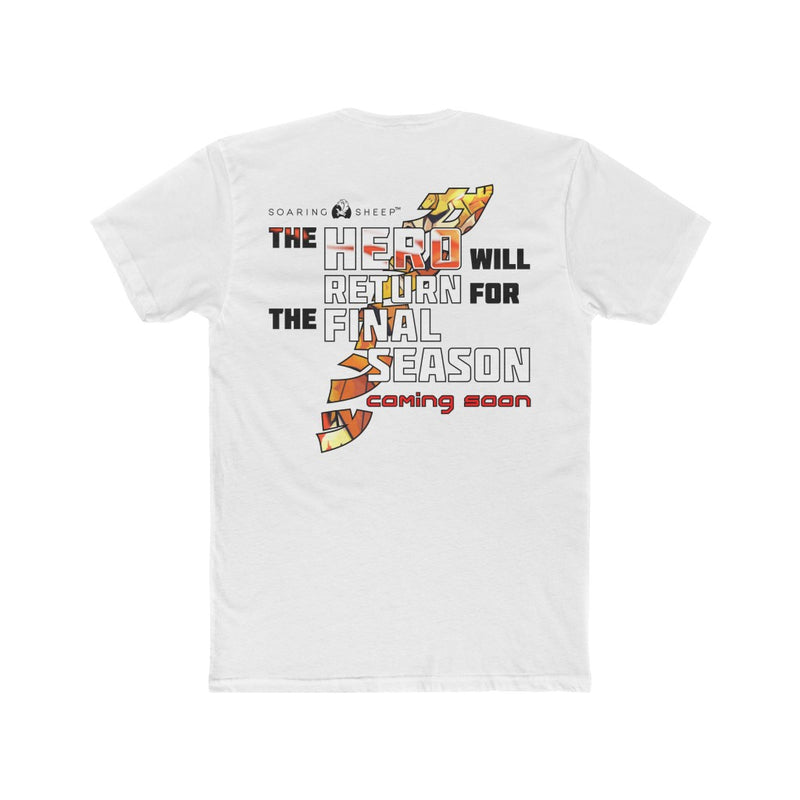 T-shirt mockup - Lion of Judah: Overcomer - Back - White