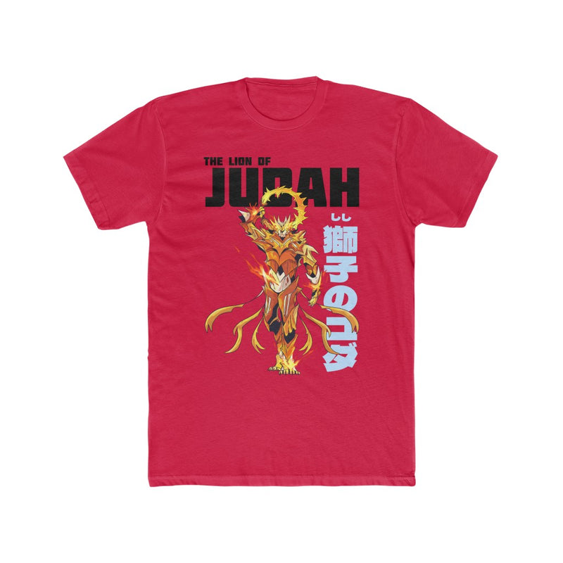 T-shirt mockup - Lion of Judah: Overcomer - Front - Red