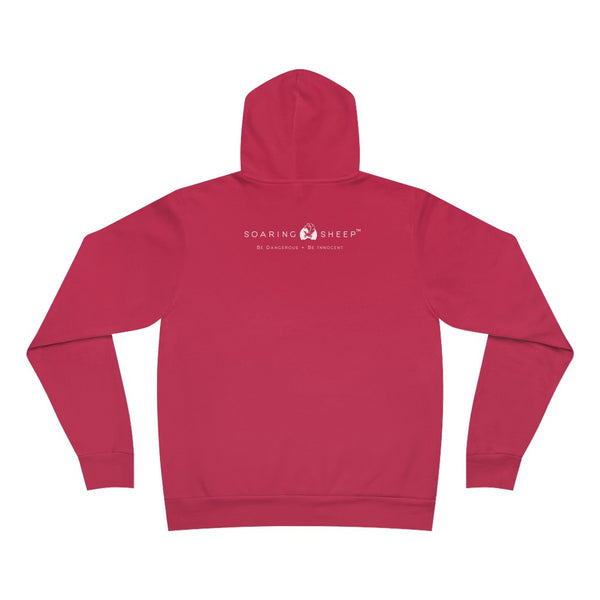 Hoodie mockup - Let The Innocent Come Home - Back - Red