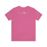 T-shirt mockup - 100% Lamb Meat - Back - Pink